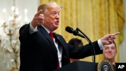 Le président américain Donald Trump à la Maison Blanche, Washington, 29 juin 2018.