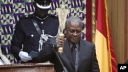 Le président ghanéen John Dramani Mahama