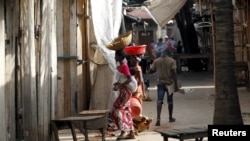 Des commerçantes de Bujumbura, le 29 avril 2015. 