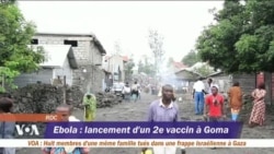 Un second vaccin contre Ebola en RDC