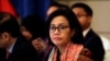 Menteri Keuangan Sri Mulyani menghadiri Pertemuan Menteri Keuangan ASEAN, 6 April 2018 di Singapura. (Foto: AP)