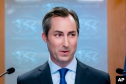 Glasnogovornik State Departmenta Matthew Miller tijekom brifinga za novinare u State Departmentu, 18. srpnja 2023., u Washingtonu