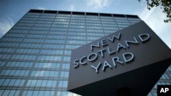 Kantor pusat Kepolisian Metropolitan London (Scotland Yard) di pusat kota London (Foto:dok).