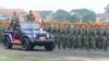Presiden Joko Widodo memeriksa pasukan prajurit Komando Pasukan Khas TNI Angkatan Udara di Jakarta tanggal 10 November 2016 (foto: Biro Pers Kepresidenan)