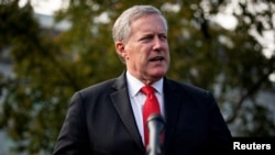 Bivši šef kabineta Donalda Trumpa Mark Meadows (Foto: REUTERS/Al Drago)