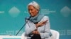 International Monetary Fund Managing Director Christine Lagarde speaks at the World Government Summit in Dubai, United Arab Emirates, Feb. 10, 2019. 