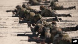 APTOPIX Spain NATO Exercise