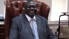 South Sudan's Vice-President Riek Machar, shown here in his office in 2012, is leading the reconciliation effort.