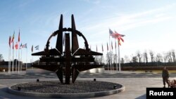 NATO headquarters in Brussels, Belgium, Jan. 6, 2020. 