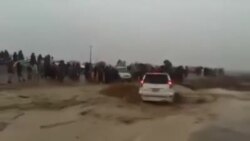 Un jeep emportée par l'eau à Lubumbashi (vidéo)