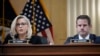 Republikanski članovi Kongresa Liz Cheneyi i Adam Kinzinger tokom sjednice odbora koji istražuje upad Trumpovih pristalica na Capitol.