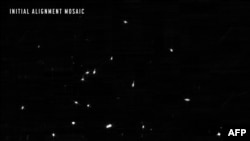 In this undated image from NASA obtained Feb. 11, 2022, a mosaic is created by pointing the Webb Space Telescope at a bright, isolated star in the constellation Ursa Major.