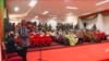 Rencontre avec les dirigeants du Burkina Faso, à Ouagadougou, le 16 février 2022.