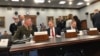 美国国防部和军方高级官员2019年5月1日到国会作证（美国之音黎堡拍摄）