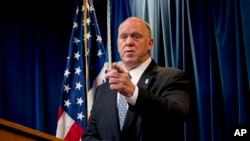 Thomas Homan, Trump'ın ilk başkanlığı döneminde Göçmenlik ve Gümrük Muhafaza Direktörlüğü'nü vekaleten yürütmüştü.