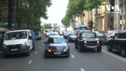 Грузинські автомобілісти підтримують антиурядові протести. Відео