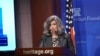 美国参议员恩斯特(Joni Ernst)2019年10月30日说美国不允许中国武力攻占台湾