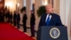 ​លោក​ប្រធានាធិបតី Trump ថ្លែង​នៅ​សេតវិមានកាលពីថ្ងៃទី​២៩ មករា ឆ្នាំ២០២៥។