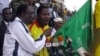 Boni Yayi, au centre, à Cotonou, le 9 octobre 2007.