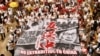 2019年多次发起反送中百万人游行集会的香港民间人权阵线， 最近被新加坡传媒报道，香港当局正调查民阵是否违反《港区国安法》， 短时间内有可能会被取缔 (美国之音/汤惠芸)