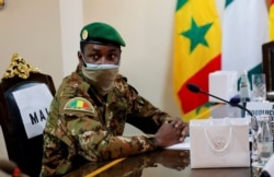 FILE - Mali's Col. Assimi Goita attends the Economic Community of West African States consultative meeting in Accra, Ghana, Sept. 15, 2020.