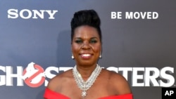 Leslie Jones arrives at the Los Angeles premiere of "Ghostbusters," July 9, 2016.