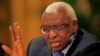 Lamine Diack lors d'une conférence de presse à Pékin, le 21 août 2015.
