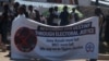 Protesters in Malawi have vowed to be on the streets until MEC chairperson Jane Ansah resigns. (VOA/L.Masina)