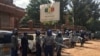 Police sealed Zimbabwe Electoral Commission offices and only allowed a few opposition members to get in March 22, 2017, to present their petition asking ZEC to step down to ensure undisputed polls in 2018. (S. Mhofu/VOA)