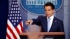 Le nouveau directeur de la Communication Anthony Scaramucci parle aux journalistes à la Maison-Blanche, le 21 juillet 2017. 