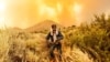 California Wildfire Advances as Heat Wave Blankets US West