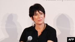 FILE - In this file photo taken on Sept. 20, 2013, Ghislaine Maxwell attends a WIE Symposium in New York City. 