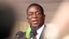 Emmerson Mnangagwa après avoir été investi président à Harare, Zimbabwe, 24 novembre 2017.