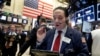 FILE - A trader on the floor of the New York Stock Exchange.