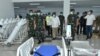 Sejumlah Menteri dan Panglima TNI saat meninjau kesiapan Wisma Atlet di Kemayoran, Jakarta, Minggu (22/3). (Foto: Gugus Tugas COVID-19)