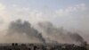 Pamje tymi pas sulmeve izraelite në Rafah më 28 maj, 2024/AFP