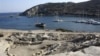 The ruins of an ancient commercial harbor located near Datca, Turkey. Some scientists believe the Indo-European language family, which includes English, began in Turkey. 