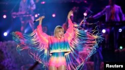 Taylor Swift performs at the iHeartRadio Wango Tango concert in Carson, California, U.S., June 1, 2019. 