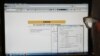 A user in Syria demonstrates his attempt to bypass a blocked Facebook page using an Internet proxy server in Damascus (file photo).