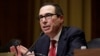 FILE - Steven Mnuchin testifies before his Senate Finance Committee confirmation hearing, Jan. 19, 2017.