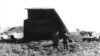 FILE - This Jan. 17, 1966, photo shows part of the wreckage of the USAF B-52 that crashed in Palomares, Spain, after a mid-air collision with a KC 135 aerial tanker during refueling. 