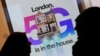 伦敦一家手机商店的5G广告。(2020年1月28日)