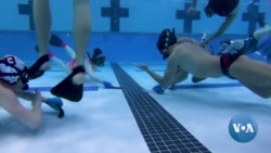 Puck, Goal, Sticks And A Snorkel: Underwater Hockey Stages A Comeback