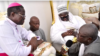 Le khalife général des mourides avec l’archevêque de Dakar, le 15 décembre 2019. (VOA/Seydina Aba Gueye)