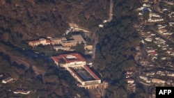 Umjetnički muzej Getty Villa ostaje neoštećen nakon prolaska požara Palisades u četvrti Pacific Palisades u Los Angelesu, 10. siječnja 2025.