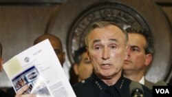 Mantan kepala kepolisian New York, William Bratton (foto: dok.).