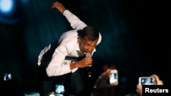 Le chanteur Stromae lors d’une production aux World Music Awards à Monte Carlo, le 27 mai 2014. 