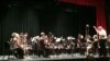 The twenty–two contra-bassoonists of the Contra Band perform "Thus Spake Zarathrusa," the theme from "2001: A Space Odyssey." (Gail Wein/VOA) 