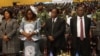 Delegates to the campaign launch also prayed for a peaceful and violent free elections in May. 