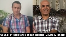 بهروز احسانی (سمت راست) و مهدی حسنی، دو زندانی سیاسی اعدام شده در ایران